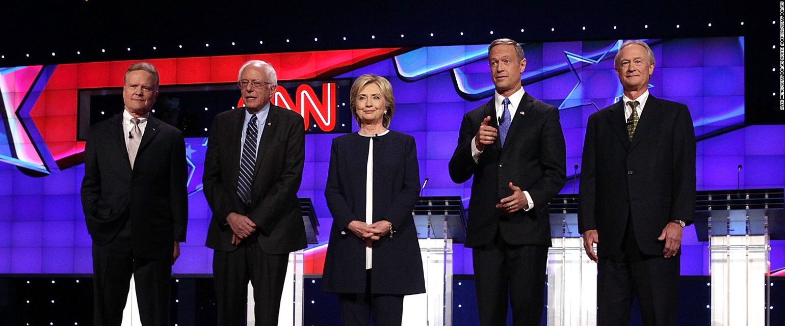 Обзор итогов первых дебатов кандидатов на пост президента США от Демократической партии